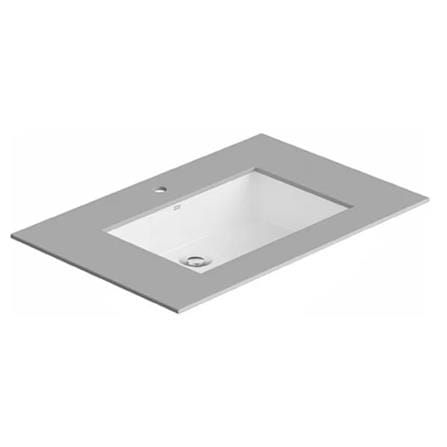 AMERICAN STANDARD FLEXIO THIN TOUCH SQUARE UNDERCOUNTER WASHBASIN CCASF513-1000410M0