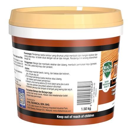 V-TECH WOOD FILLER (1.5KG) NATURAL VT-462N-1K5