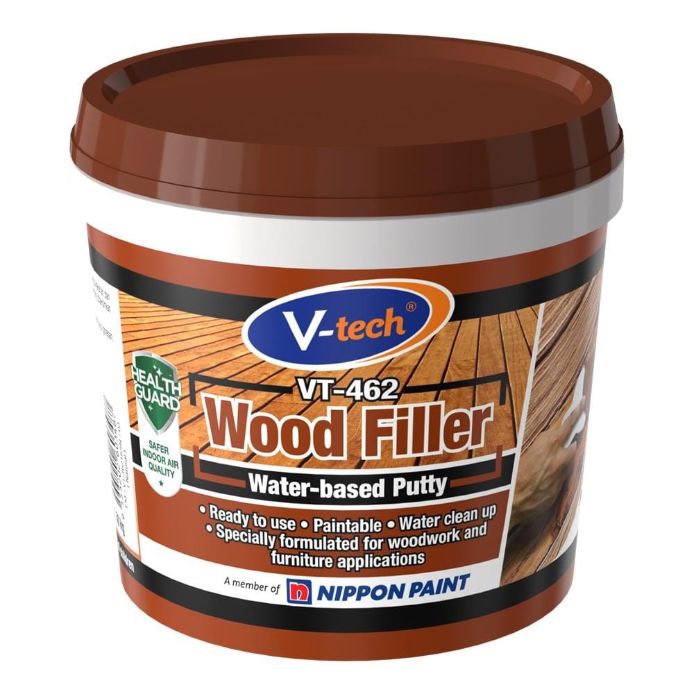 V-TECH WOOD FILLER (1.5KG) BROWN VT-462B-1K5