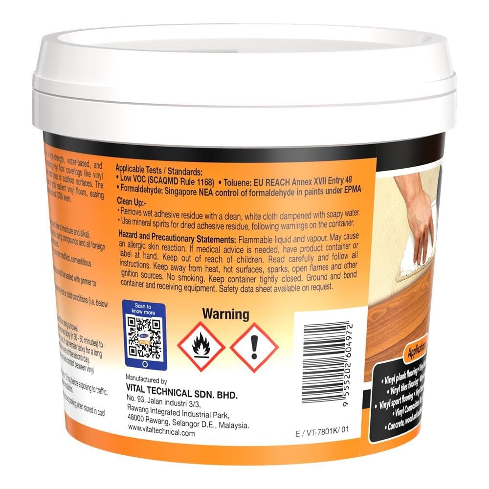 V-TECH VINYL ADHESIVE (1KG) VT-780-1K