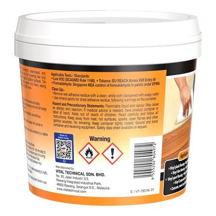 V-TECH VINYL ADHESIVE (1KG) VT-780-1K