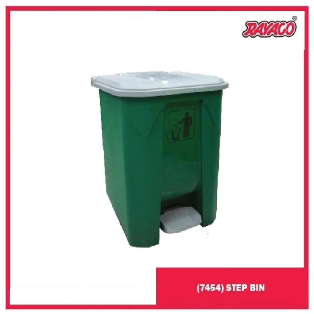 RAYACO STEP-ON DUSTBIN PEDAL 45L SILVER 7454