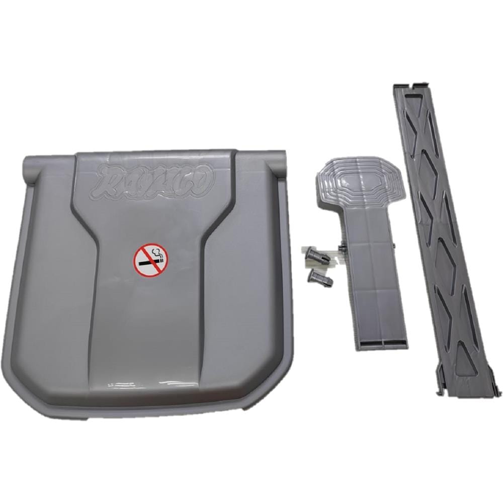 RAYACO STEP-ON DUSTBIN PEDAL 45L SILVER 7454