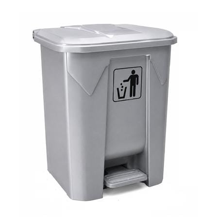 RAYACO STEP-ON DUSTBIN PEDAL 45L SILVER 7454