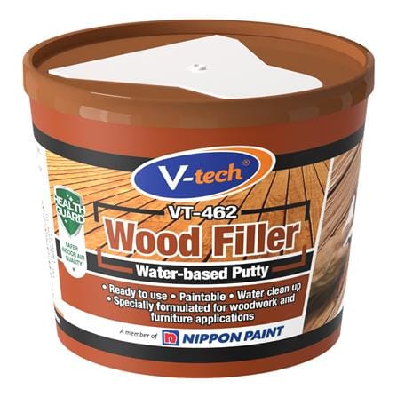 V-TECH WOOD FILLER (500GM) BROWN VT-462B-500