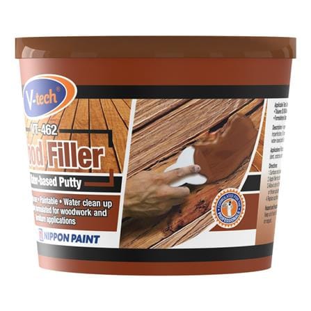 V-TECH WOOD FILLER (500GM) BROWN VT-462B-500