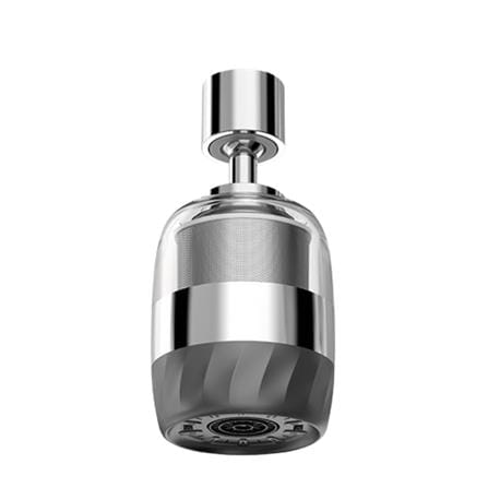 COSSY PLUS KITCHEN FAUCET AERATOR CP-10 GUN METAL 3-MODE WITH STAINLESS STEEL FILTER