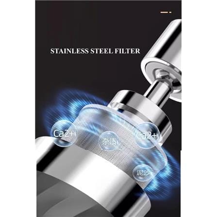COSSY PLUS KITCHEN FAUCET AERATOR CP-10 GUN METAL 3-MODE WITH STAINLESS STEEL FILTER