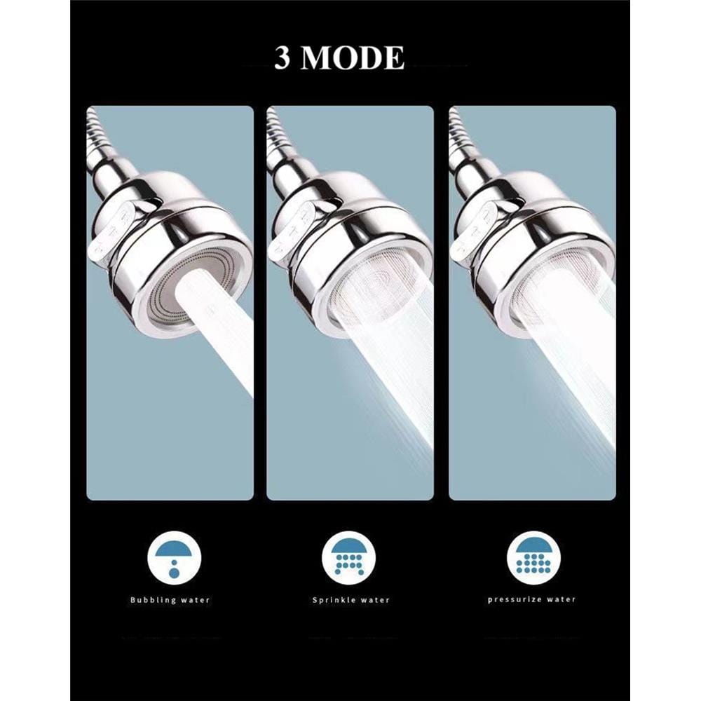 COSSY PLUS KITCHEN FAUCET AERATOR CP-16 CHROME 3-MODE