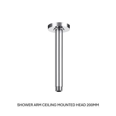 ROCA SHOWER ARM CEILING MOUNTED A5B0550C00 20CM CHROME