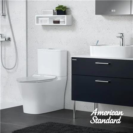 AMERICAN STANDARD SIGNATURE CLOSE COUPLED BACK TO WALL TOILET CL26225-6DAMYCB S-TRAP 250MM