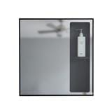 MOYA MIRROR CABINET HPR MB6060PR BLACK 60X60CM