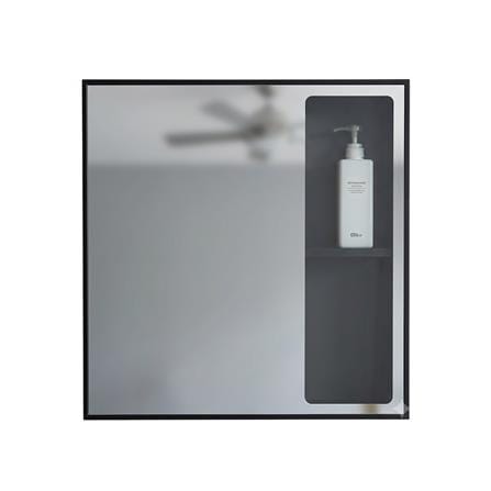 MOYA MIRROR CABINET HPR MB6060PR BLACK 60X60CM
