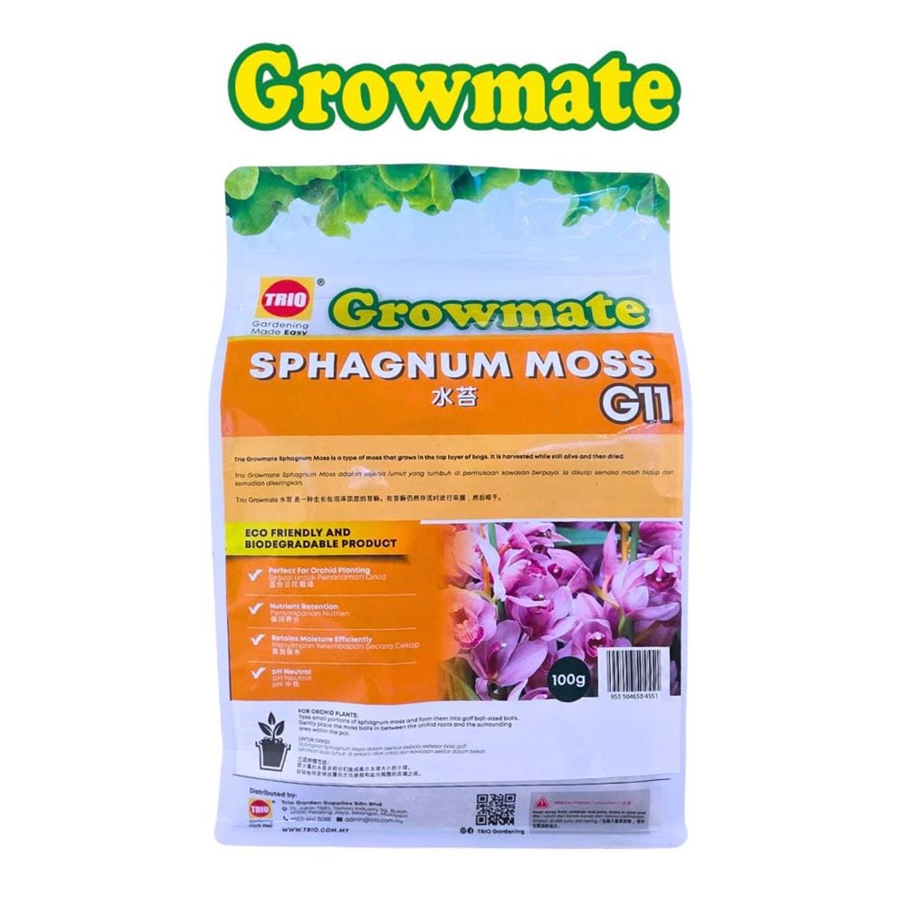 GROWMATE SPHAGNUM MOSS 100G