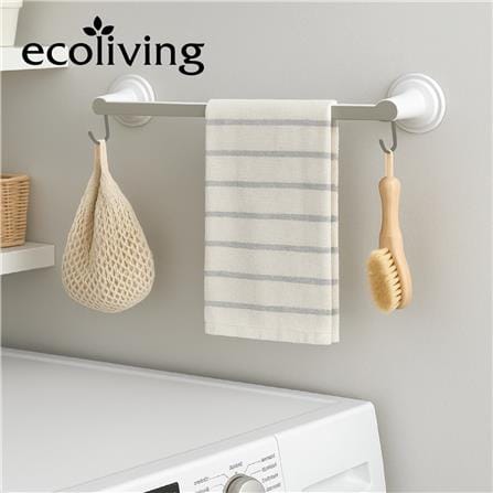 ECO LIVING ADHESIVE WALL MOUNTED TOWEL BAR  ECO-58