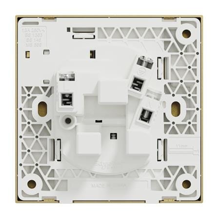 AVATARONC 13A 250V 1 GANG SWITCH SOCKET E8715_WG_G11 WINE GOLD