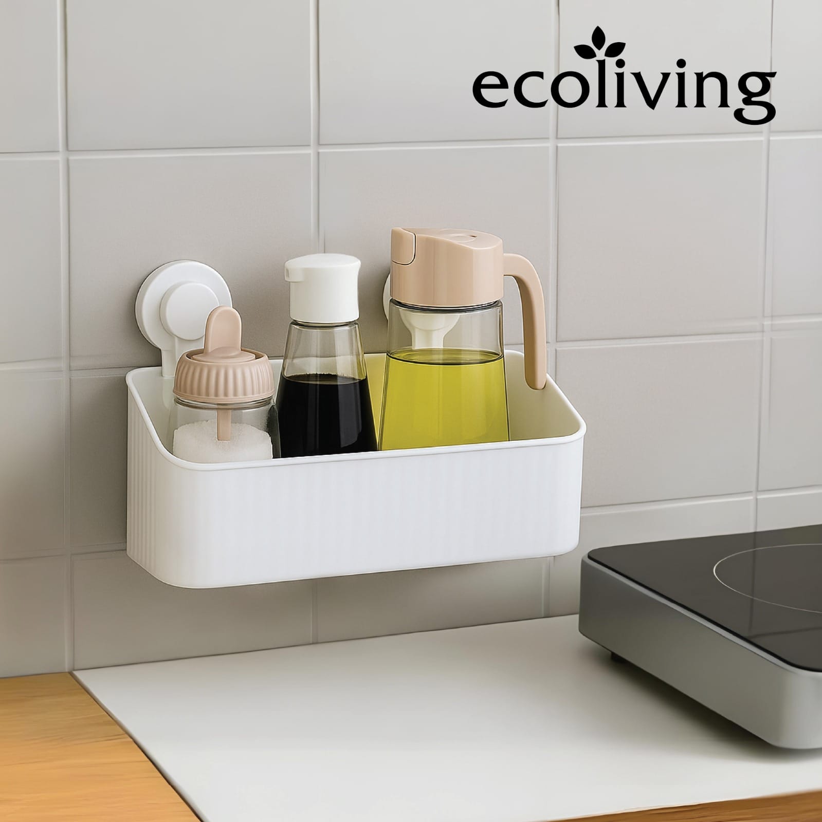 ECO LIVING ADHESIVE WALL MOUNTED STORAGE-ECO-55