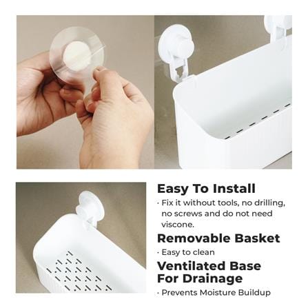 ECO LIVING ADHESIVE WALL MOUNTED STORAGE-ECO-55