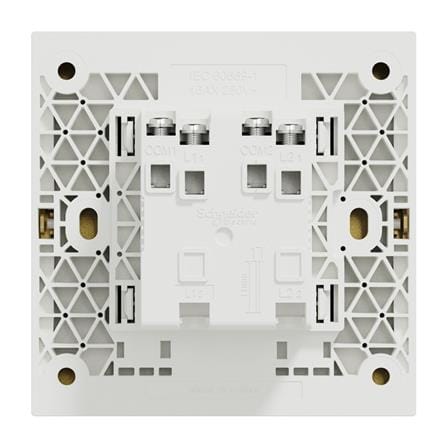 AVATARONC 16AX 250V 2 GANG 1 WAY SWITCH E8732L1F_WG_G11 WINE GOLD