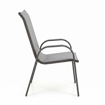 SPRING MARINA TEXTILENE PATIO CHAIR LIGHT GREY