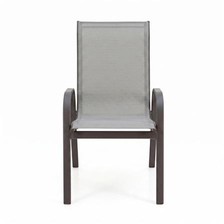 SPRING MARINA TEXTILENE PATIO CHAIR LIGHT GREY