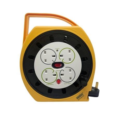 MORRIES 13A 4 GANG 7M PORTABLE CABLE REEL MS4000