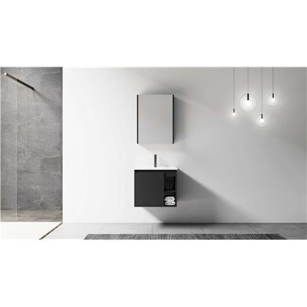 AKRON COUNTER WASHBASIN 6-IN-1 50CM BK-1002 BLACK