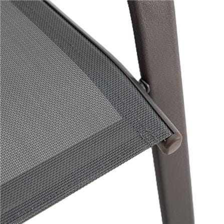 SPRING MARINA TEXTILENE PATIO CHAIR DARK GREY