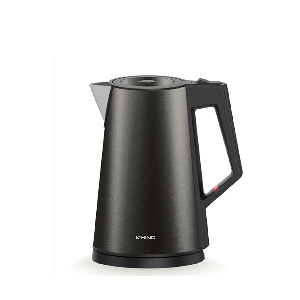 KHIND KETTLE EK2022 1850W 2L DOUBLE WALL STAINLESS STEEL BLACK