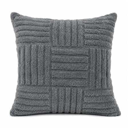 HOME LIVING STYLE CUSHION HARU 18X18INCH GRAY