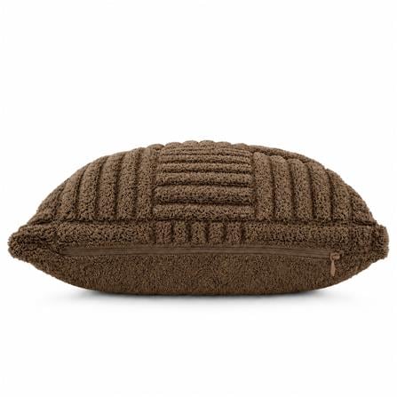 HOME LIVING STYLE CUSHION HARU 18X18INCH BROWN