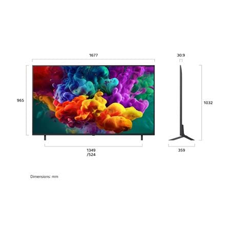 LG 75-INCH QNED EVO AI MINI LED 4K SMART TV 120HZ 75QNED86BSA.ATS