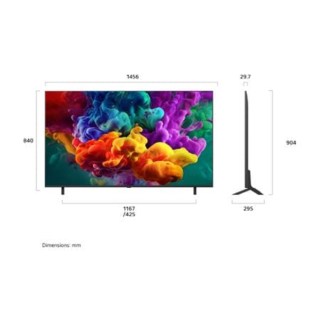 LG 65-INCH QNED EVO AI MINI LED 4K SMART TV 120HZ 65QNED86BSA.ATS