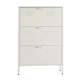 3-TIER SHOE CABINET FURDINI NOVA 80CM WHITE