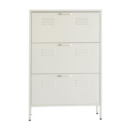 3-TIER SHOE CABINET FURDINI NOVA 80CM WHITE