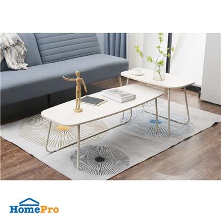 COFFEE TABLE FURDINI 2 EA SECA CREAM