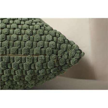 HOME LIVING STYLE CUSHION HANNA 18X18INCH GREEN