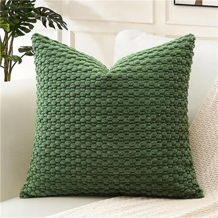 HOME LIVING STYLE CUSHION HANNA 18X18INCH GREEN