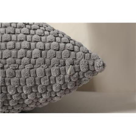 HOME LIVING STYLE CUSHION HANNA 18X18INCH GRAY