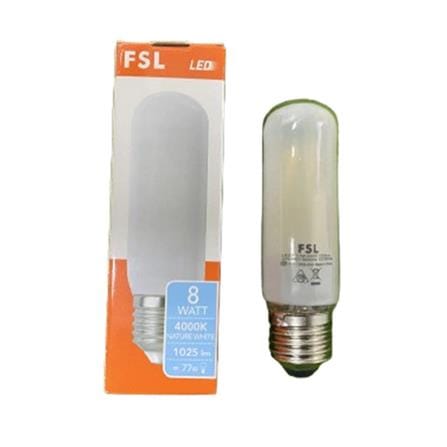 LED STICK BULB T10 8W E27 4000K COOL WHITE FSL