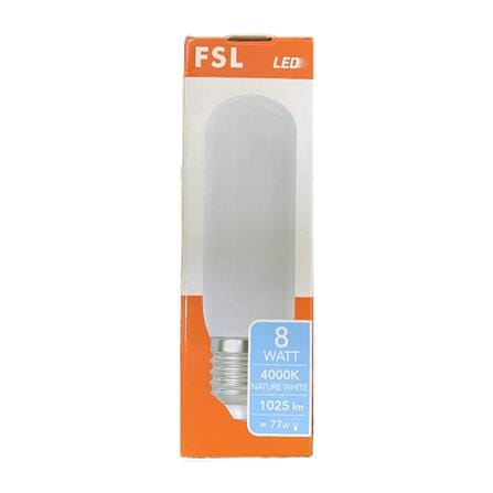 LED STICK BULB T10 8W E27 4000K COOL WHITE FSL