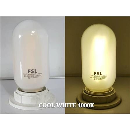 LED STICK BULB T14 13W E27 4000K COOL WHITE FSL