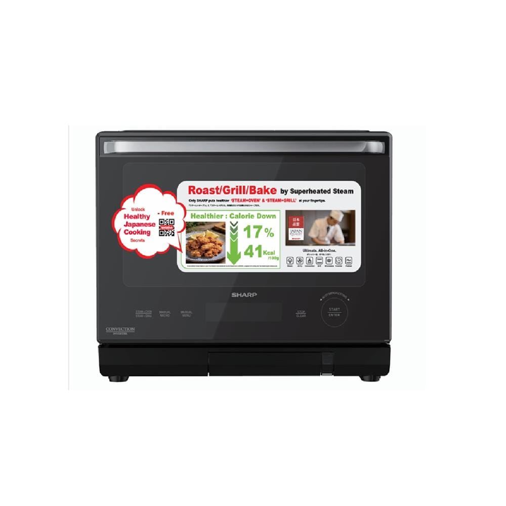 SHARP STEAM OVEN AX2600VMB 2300W 26L