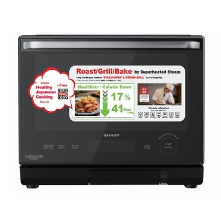 SHARP STEAM OVEN AX2600VMB 2300W 26L