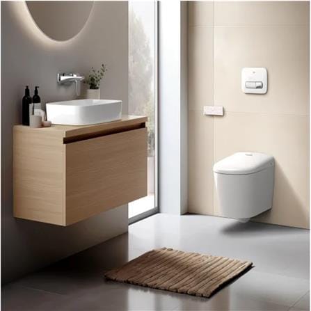 AMERICAN STANDARD SIGNATURE WALL MOUNTED BASIN MIXER WITH POP-UP DRAIN FFAS1704-1015L0BC0