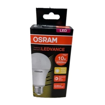 OSRAM LEDVALUE CLASSIC A 10W/827 E27 WARM WHITE