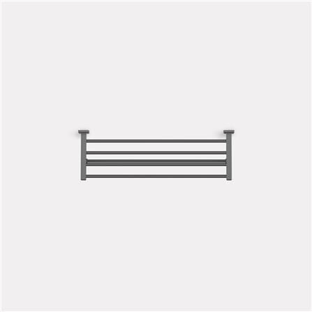 AMERICAN STANDARD CONCEPT SQUARE TOWEL BAR WITH SHELF FFAS0495-908AL0BF0 BRUSHED HARD GRAPHITE