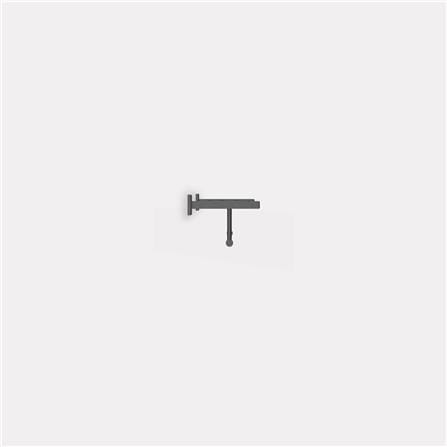 AMERICAN STANDARD CONCEPT SQUARE TOWEL BAR WITH SHELF FFAS0495-908AL0BF0 BRUSHED HARD GRAPHITE