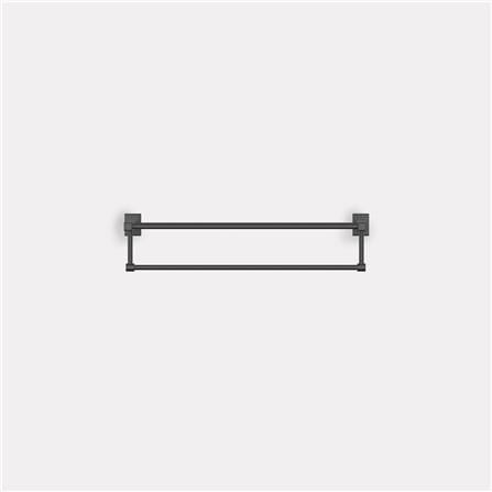 AMERICAN STANDARD CONCEPT SQUARE TOWEL BAR WITH SHELF FFAS0495-908AL0BF0 BRUSHED HARD GRAPHITE