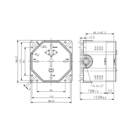 AMERICAN STANDARD UNIVERSAL CONCEALED BOX FFAS0625-000990BF0